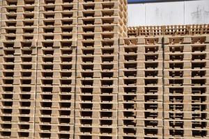 wood Pallets stacks many lot of photo