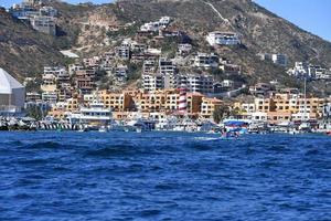 Cabo San Lucas view from Pacific ocean photo