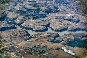 montañas cañones plateu tierras altas ciudad de méxico vista aérea paisaje urbano panorama foto