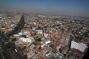 mexico city aerial view cityscape panorama photo