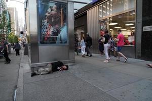 NEW YORK, USA - MAY 25 2018 - Times square full of people photo