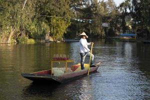 Ciudad de México, México - 30 de enero de 2019 - Xochimilco es la pequeña Venecia de la capital mexicana foto