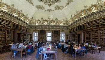 NAPLES, ITALY - JANUARY 30 2020 - Interior of National Library photo