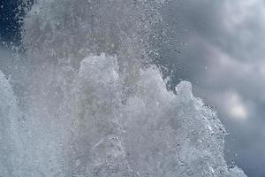 fountain splash detail close up photo