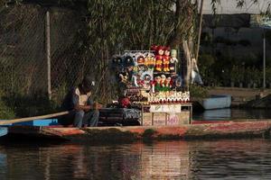 Ciudad de México, México - 30 de enero de 2019 - Xochimilco es la pequeña Venecia de la capital mexicana foto