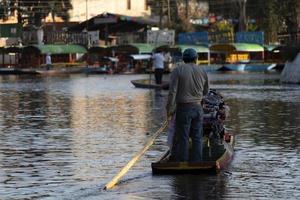 Ciudad de México, México - 30 de enero de 2019 - Xochimilco es la pequeña Venecia de la capital mexicana foto