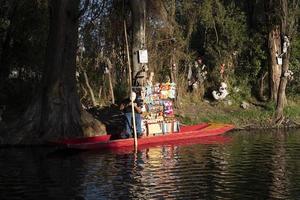 MEXICO CITY, MEXICO - JANUARY 30 2019 - Xochimilco is the little venice of the mexican capital photo