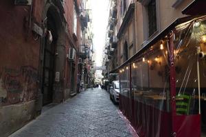 NAPLES, ITALY - FEBRUARY 1 2020 - Quatrieri Spagnoli in English Spanish District photo