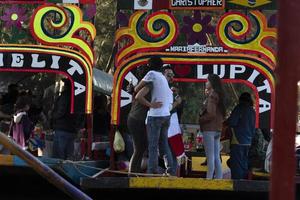 MEXICO CITY, MEXICO - JANUARY 30 2019 - Xochimilco is the little venice of the mexican capital photo