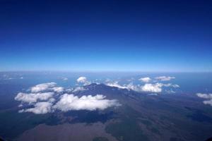 etna volcano aerial view photo