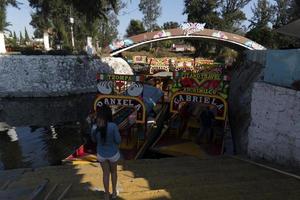 MEXICO CITY, MEXICO - JANUARY 30 2019 - Xochimilco is the little venice of the mexican capital photo