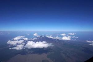 etna volcano aerial view photo