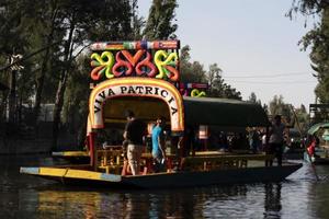 MEXICO CITY, MEXICO - JANUARY 30 2019 - Xochimilco is the little venice of the mexican capital photo