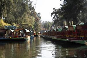 Ciudad de México, México - 30 de enero de 2019 - Xochimilco es la pequeña Venecia de la capital mexicana foto