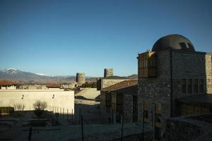 Ancient fortress in Georgia. Architectural monument. photo