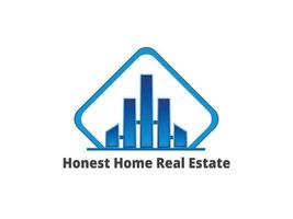 vector de diseño de logotipo inmobiliario. casa honesta inmobiliaria para agencia o empresa inmobiliaria y constructora.