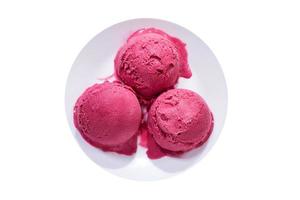 Pink ice cream JPEG photo