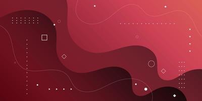 abstract mamphis Background with gradient colour red and orange vector