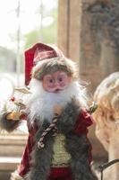 Santa Claus dolls for Christmas and New Year photo