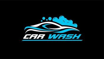 diseño de logotipo de coche abstracto logotipo de lavado de coche tribal, coche de limpieza, lavado y servicio diseño de logotipo vectorial logotipo simple diseño plano moderno, minimalismo vector