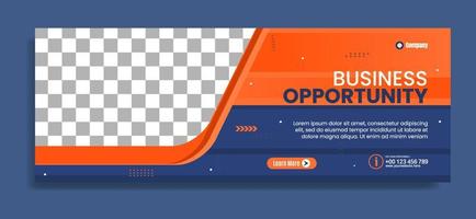 Business webinar horizontal banner template design. Very suitable for online class programs, marketing, etc. vector