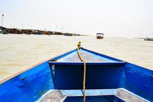 Ganga as seen in Garh Mukteshwar, Uttar Pradesh, India, River Ganga is believed to be the holiest river for Hindus, A view of Garh Ganga Brij ghat which is very famous religious place for Hindus photo