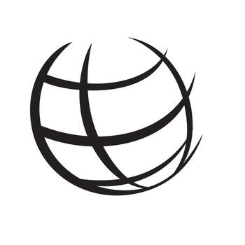 web icon design. world wide internet connection sign and symbol. globe vector illustration.