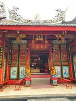 Tegal, January 2022. Tek Hay Kiong Temple, a place of worship for the Chinese community in Tegal photo