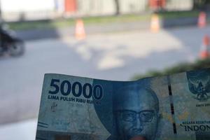 Indonesian 50,000 rupiah banknote photo