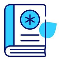 An editable icon of medical book in modern style, easy to use vector