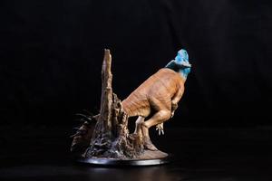 Protoceratops  , dinosaur on black background photo