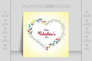 Happy valentines day romance greeting card. Perfect for stickers, birthday, save the date invitation. Romantic and cute elements and lovely typography. Wallpaper, flyers, invitation, brochure, banners vector
