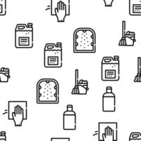 Sanitation Accessories Vector Seamless Pattern