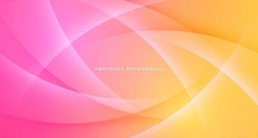 3D orange geometric abstract background overlap layer on bright space with waves decoration. Graphic design element cutout style concept for banner, flyer, card, brochure cover, or landing page vector