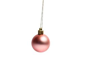 christmas ball isolated on white background photo