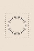 Poster Graphic Minimalist Design Template Boho Simple Monochrome Graphic Design vector