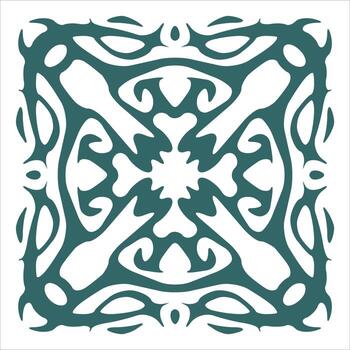 patrón de vector transparente en estilo de ornamento geométrico. ornamento de mosaico. ilustración vectorial de mosaico patrón simétrico