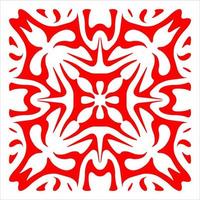 Seamless vector pattern in geometric ornament style.Tile Ornament. Vector illustration of symmetrical pattern mosaic