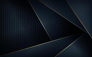 abstract black golden line overlap layers texture background. eps10 vector