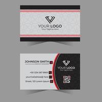 Modern professional business card design vector