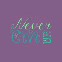 Motivation and Dream Lettering Concept vector