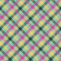 Tartan orange color seamless vector pattern