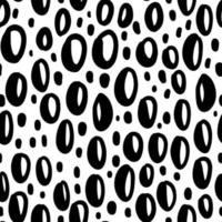 textura de patrón sin costuras de leopardo áspero dibujado a mano repitiendo monocromo en blanco y negro. ilustración simple vectorial y2k. vector