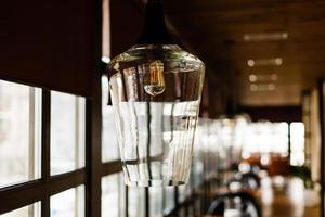 Vintage style lamps. lamp in the form of a glass photo