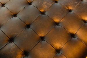 Luxury golden leather close-up background photo