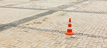 Traffic cones, barrier cone photo