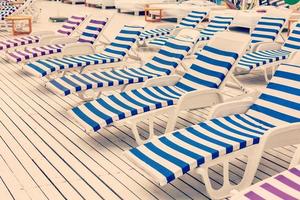 Chairs at a swmming pool photo