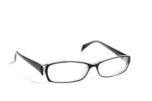 gafas transparentes para la corrección de la vista aislado sobre fondo blanco. foto