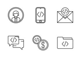 Coding Vector Icon Set