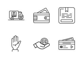 E Commerce Vector Icon Set